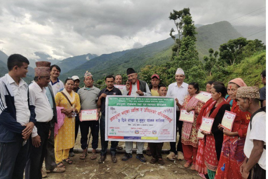 रावाबेसीमा पाँच दिने  बाख्रा तथा सुगुर पालन तालिम