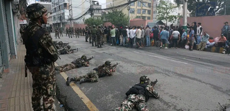 डिल्ली बजार कारागारबाट कैदी निस्किन थालेपछि यसरी रोक्यो सेनाले