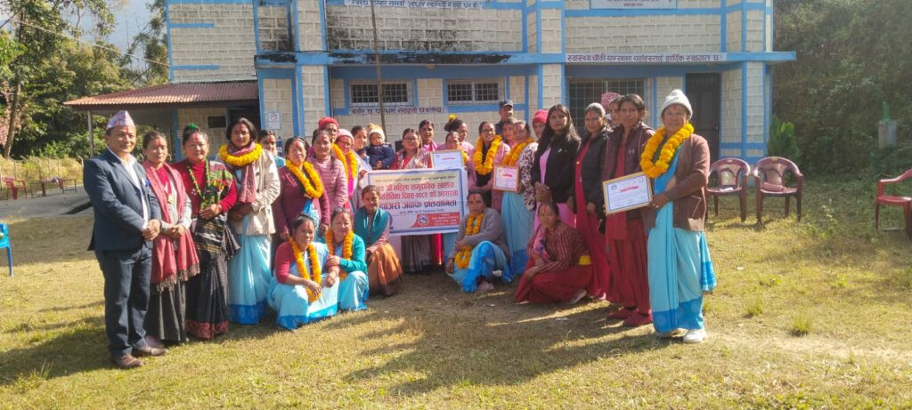 उत्कृष्ट तीन महिला स्वास्थ्य स्वयंसेविका सम्मानित