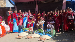 फुलवारी स्वास्थ्य आमा समूहद्वारा सुत्केरी भेटघाट