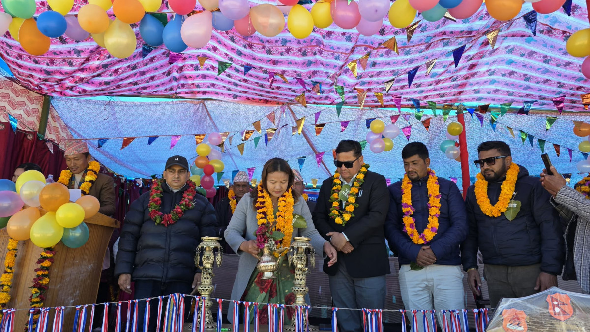 हलेसी तुवाचुङ नगरपालिकामा छैटौं राष्ट्रपति रनिङ शिल्ड प्रतियोगिता शुरू