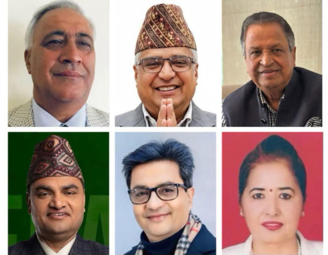 नेपाली कांग्रेसको उपसभापतिमा भण्डारी, आचार्य र चौधरी, महामन्त्रीमा पौडेल, राणा र संग्रौला निर्वाचित